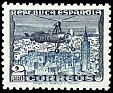 Spain 1938 Plane 2 PTS Blue Edifil 772A